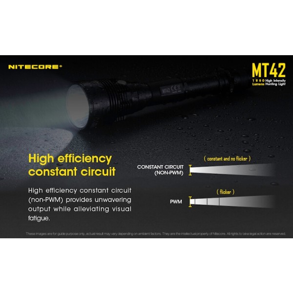 Nitecore MT42, Lanternă Led