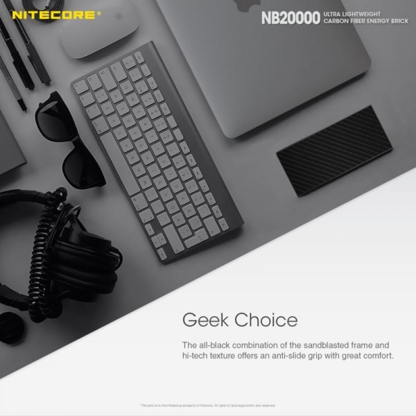 Nitecore NB20000, Baterie Externă, 77 Wh, 20000 mAh