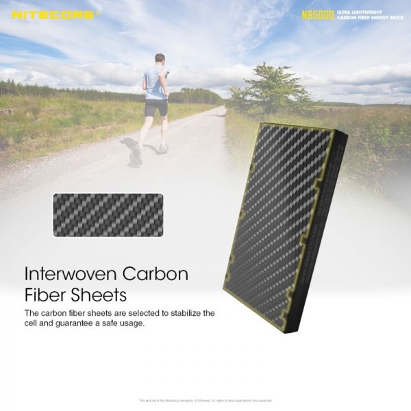 Nitecore NB5000, Baterie externă, 18.5 Wh, 5000 mAh