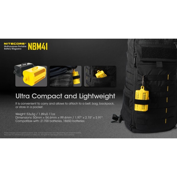 Nitecore NBM41, Magazie Acumulatori 21700 ww.easylight.ro