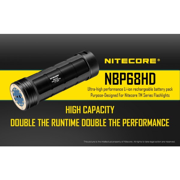 Nitecore NBP68HD, Acumulator Seria TM