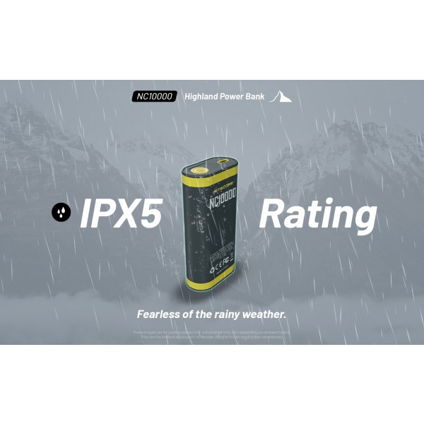 Nitecore NC10000, Baterie Externă, 36 Wh, 10000 mAh, Functie Lanterna, 50 Lumeni www.easylight.ro