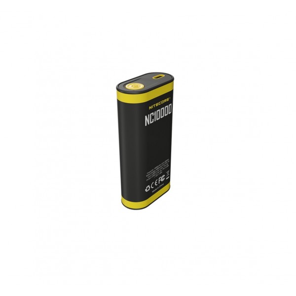 Nitecore NC10000, Baterie Externă, 36 Wh, 10000 mAh, Functie Lanterna, 50 Lumeni www.easylight.ro