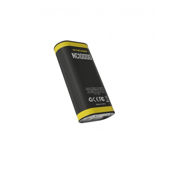 Nitecore NC10000, Baterie Externă, 36 Wh, 10000 mAh, Functie Lanterna, 50 Lumeni www.easylight.ro