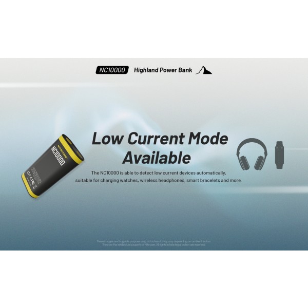 Nitecore NC10000, Baterie Externă, 36 Wh, 10000 mAh, Functie Lanterna, 50 Lumeni www.easylight.ro