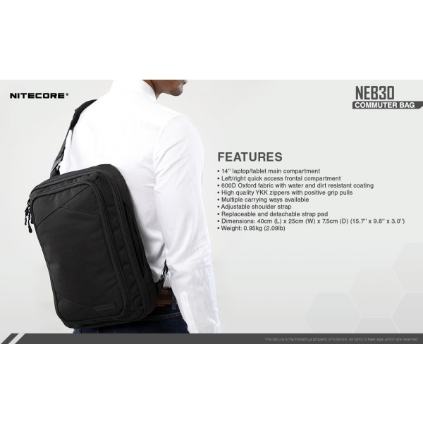 Nitecore NEB30, Geanta Umar