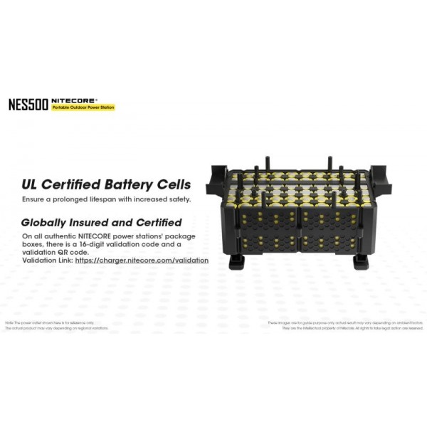 Nitecore NES500, Stație Încărcare