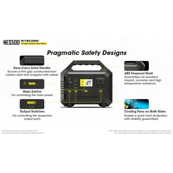 Nitecore NES500, Stație Încărcare