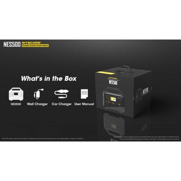 Nitecore NES500, Stație Încărcare