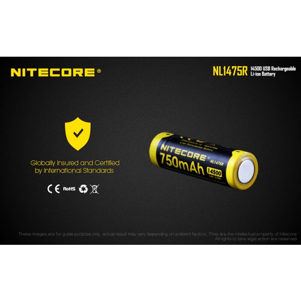 Nitecore NL1475R, Acumulator 14500