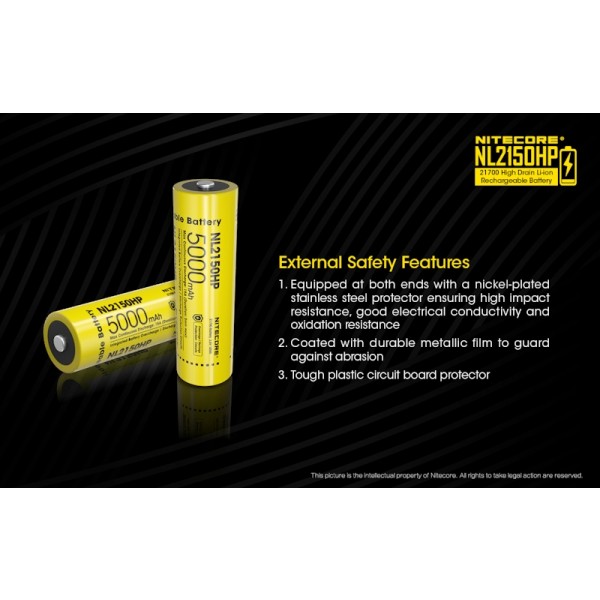 Nitecore NL2150HP, Acumulator 21700 Li-Ion High Drain