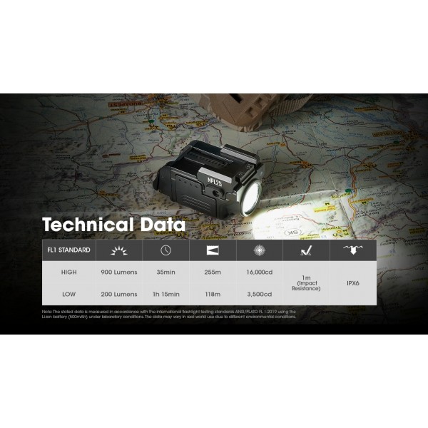 Nitecore NPL25, Lanterna Profesionala, Reincarcabila Magnetic, 900 Lumeni, 255 Metri www.easylight.ro