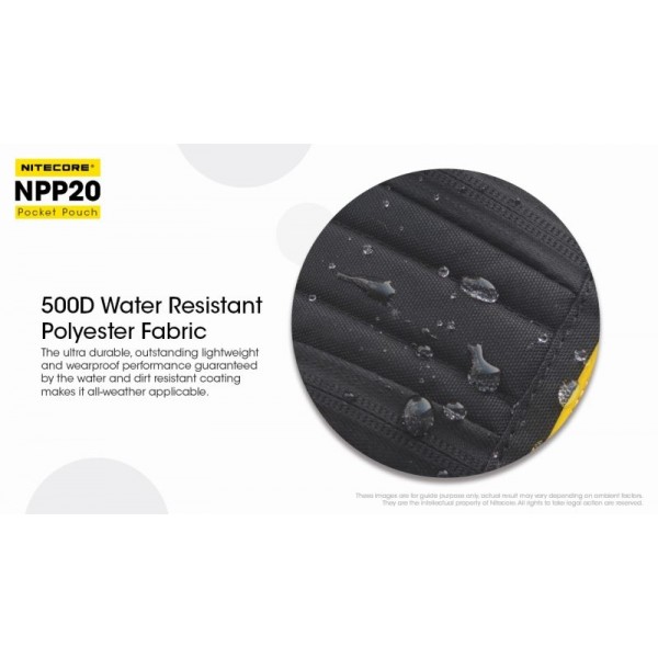 Nitecore NPP20, Borsetă