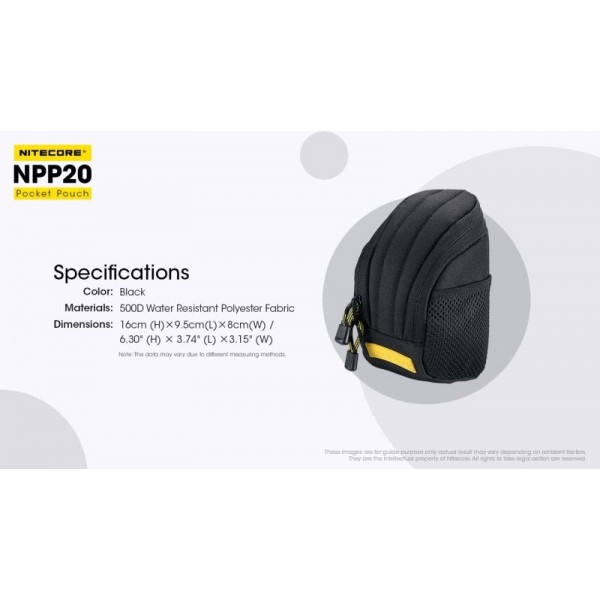 Nitecore NPP20, Borsetă