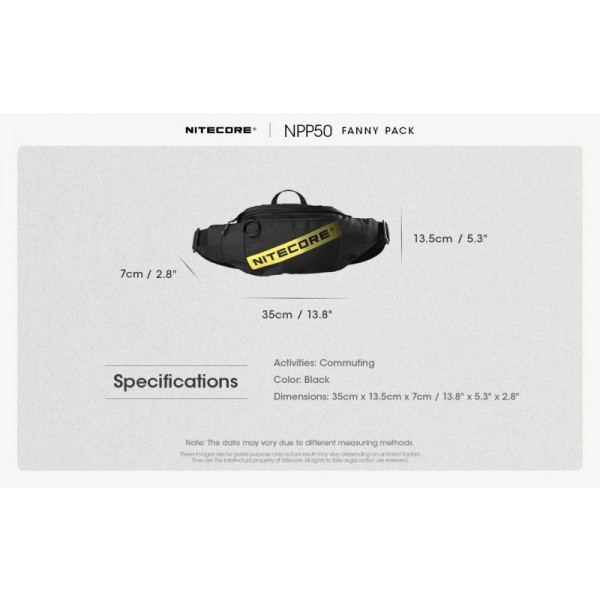 Nitecore NPP50, Borsetă 