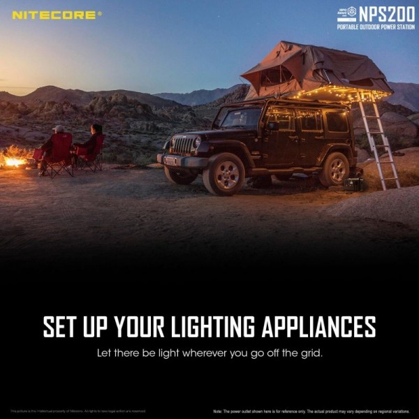 Nitecore NPS200, Stație încărcăre, 196.56 Wh, 54600 mAh