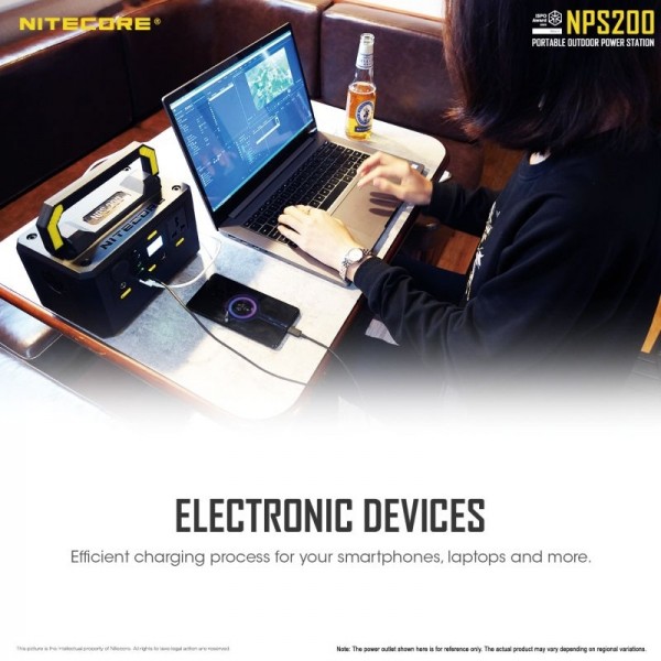 Nitecore NPS200, Stație încărcăre, 196.56 Wh, 54600 mAh