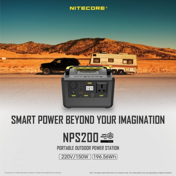 Nitecore NPS200, Stație încărcăre, 196.56 Wh, 54600 mAh
