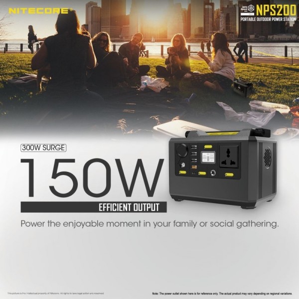 Nitecore NPS200, Stație încărcăre, 196.56 Wh, 54600 mAh