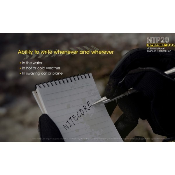 Stilou  Nitecore NTP20, Stilou Tactic