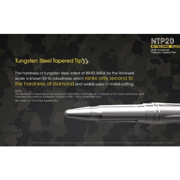Stilou  Nitecore NTP20, Stilou Tactic