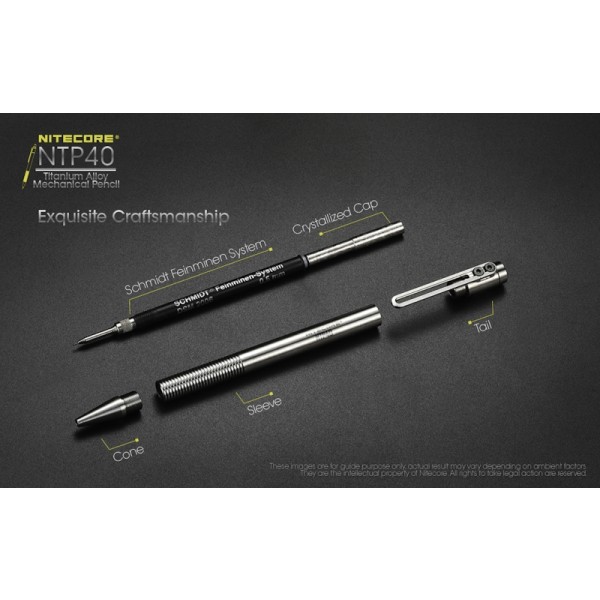 Nitecore NTP40, Creion Mecanic