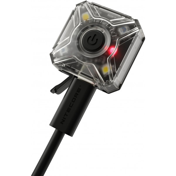 Nitecore NU05 V2 Kit, Lanterna Frontala Far Bicicleta, Reincarcabila USB-C, Led Alb 40 Lumeni, Led Rosu www.easylight.ro