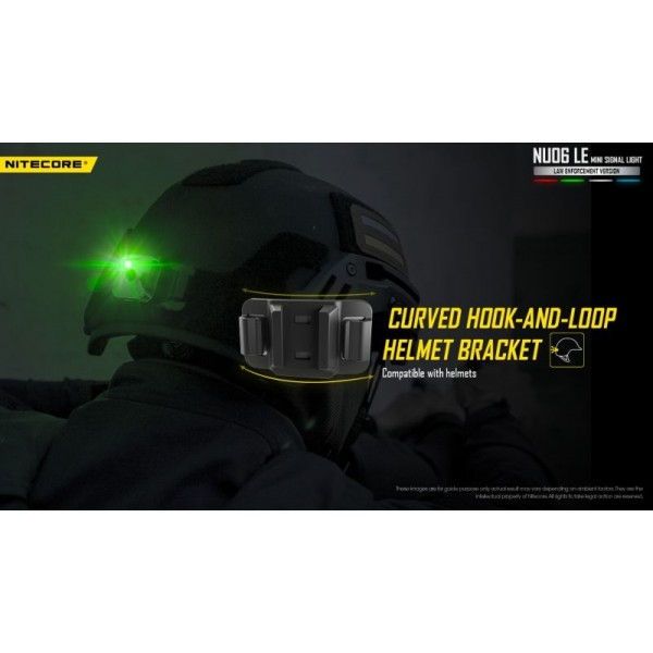 Nitecore NU06 LE, Lanternă Semnalizare, Reîncărcabilă USB-C, 15 Lumeni, LED Roșu - Verde - Albastru - Alb 