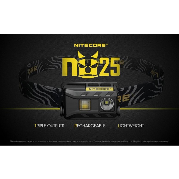 Nitecore NU25, Lanternă Frontală