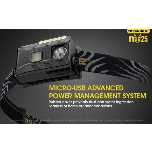 Nitecore NU25, Lanternă Frontală