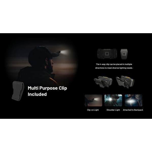 Nitecore NU27, Lanterna Frontala, Reincarcabila USB-C, 600 Lumeni, 123 Metri www.easylight.ro