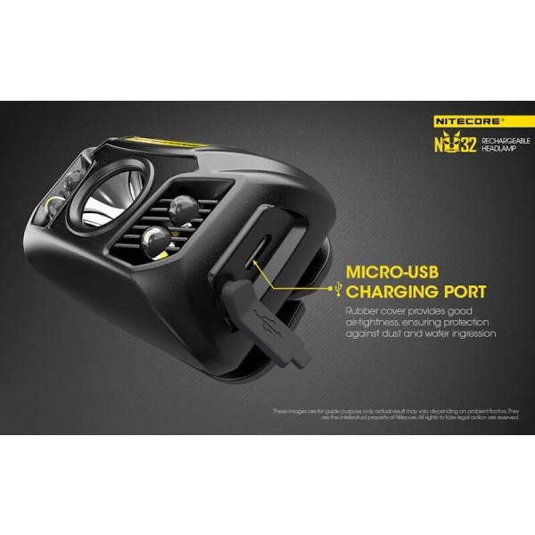 Nitecore NU32, Lanterna Frontala