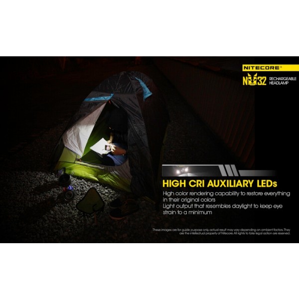 Nitecore NU32, Lanterna Frontala