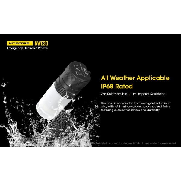 Fluier de supravietuire Nitecore NWE30