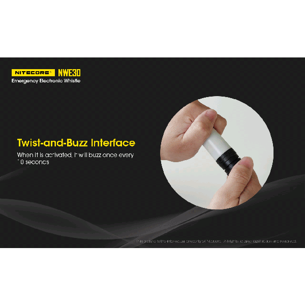 Fluier de supravietuire Nitecore NWE30