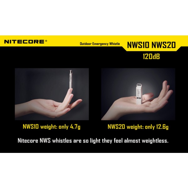 Fluier de supravietuire Nitecore NWS 10
