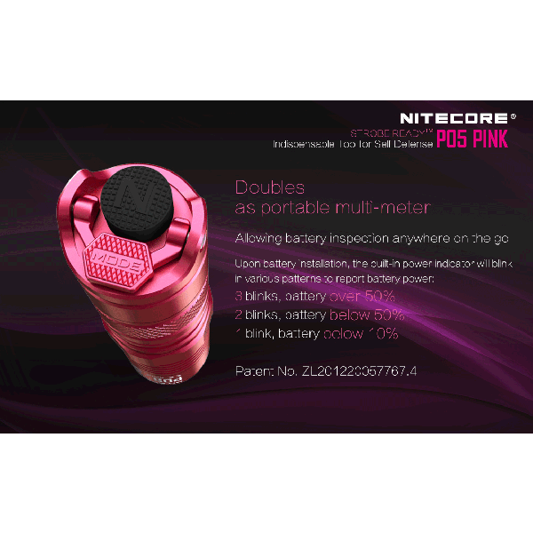 Nitecore P05 Roz, Lanternă Led