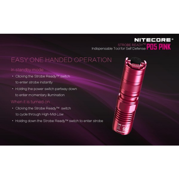 Nitecore P05 Roz, Lanternă Led