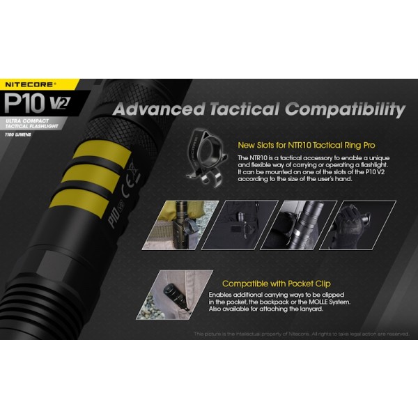 Nitecore P10 V2, Lanterna Tactica