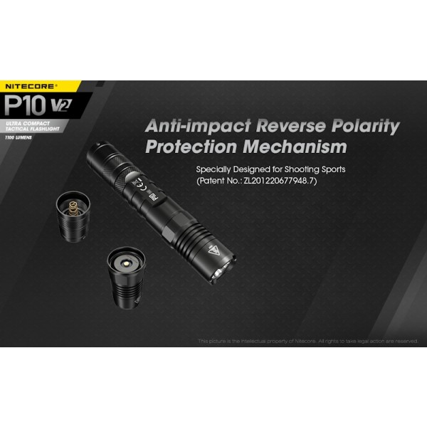 Nitecore P10 V2, Lanterna Tactica