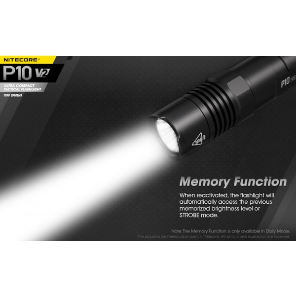 Nitecore P10 V2, Lanterna Tactica