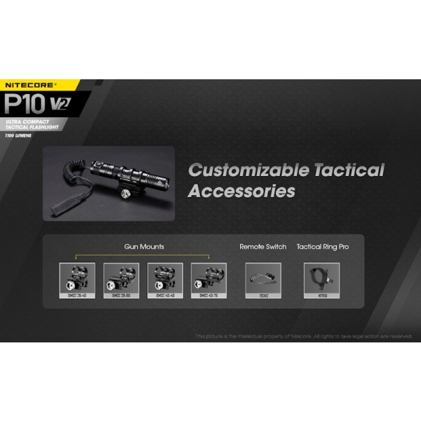 Nitecore P10 V2, Lanterna Tactica