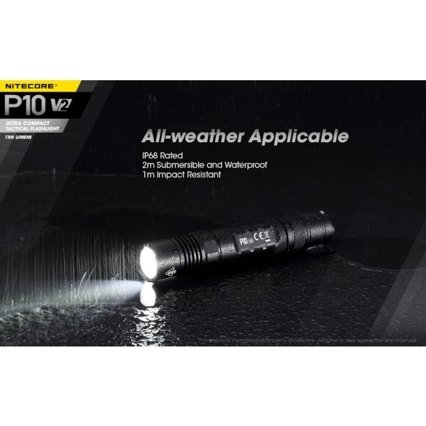 Nitecore P10 V2, Lanterna Tactica