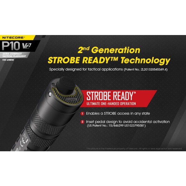 Nitecore P10 V2, Lanterna Tactica