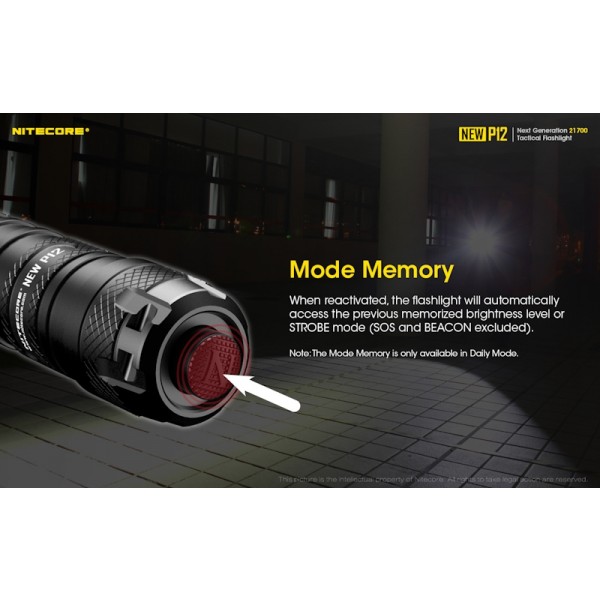 Nitecore P12 2019, Lanterna Led 