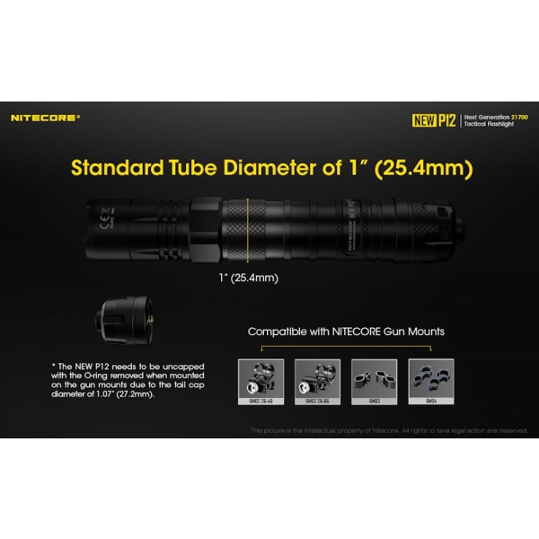 Nitecore P12 2019, Lanterna Led 