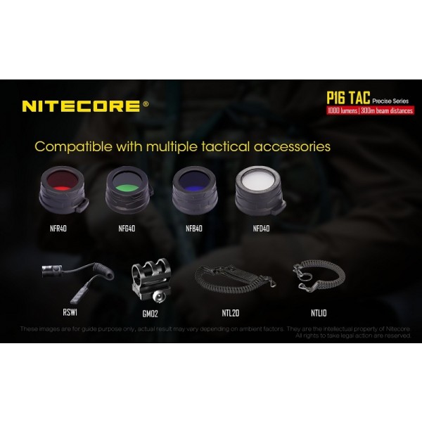Nitecore P16TAC, Lanternă Tactică