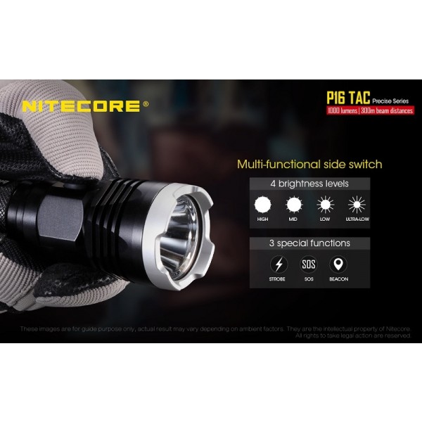 Nitecore P16TAC, Lanternă Tactică