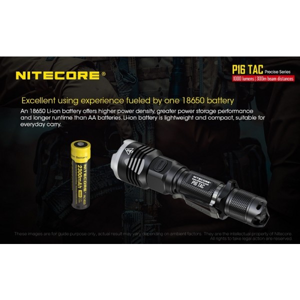 Nitecore P16TAC, Lanternă Tactică