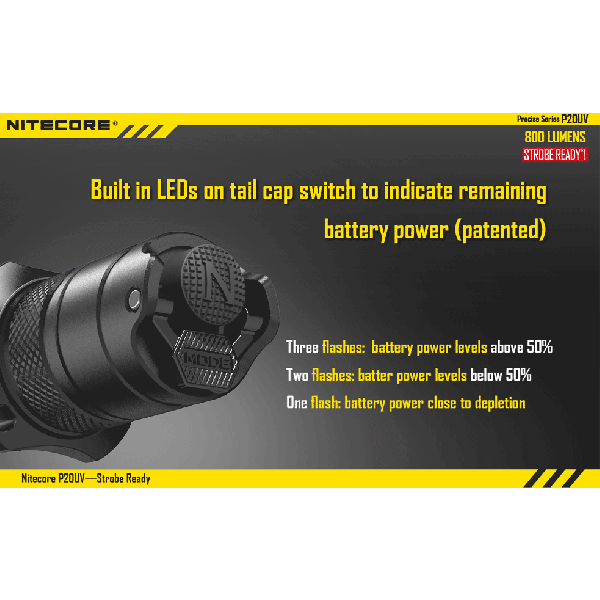 Lanterna LED profesionala Nitecore P20 UV